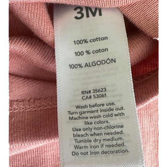 New Baby‎ Girl's Carter's Pink Owl Outfit size 3 Months - Picture 4 of 4